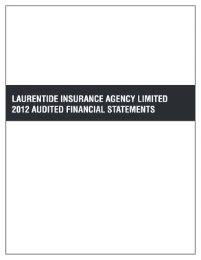 Audited Financial Statements 2012